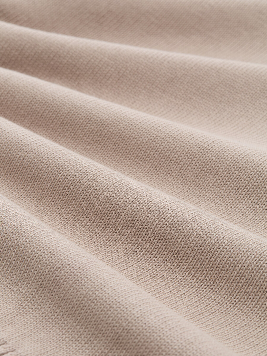 pull en maille troyer aspect coton délavé