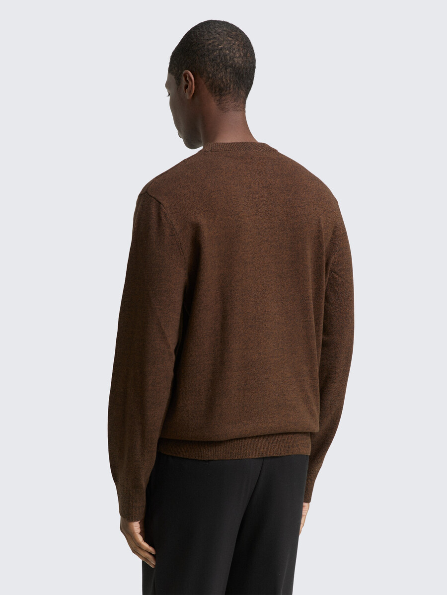 pull basique en maille de coton