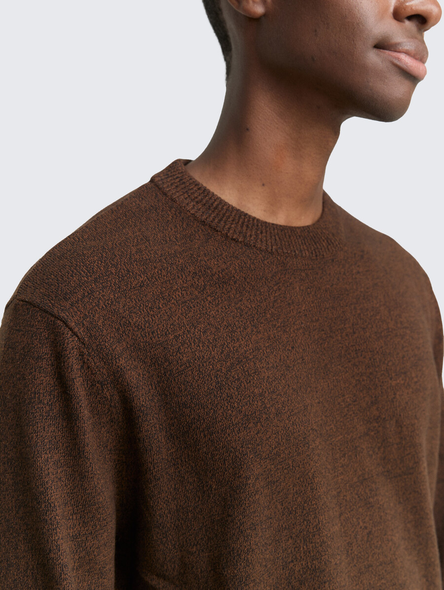 pull basique en maille de coton