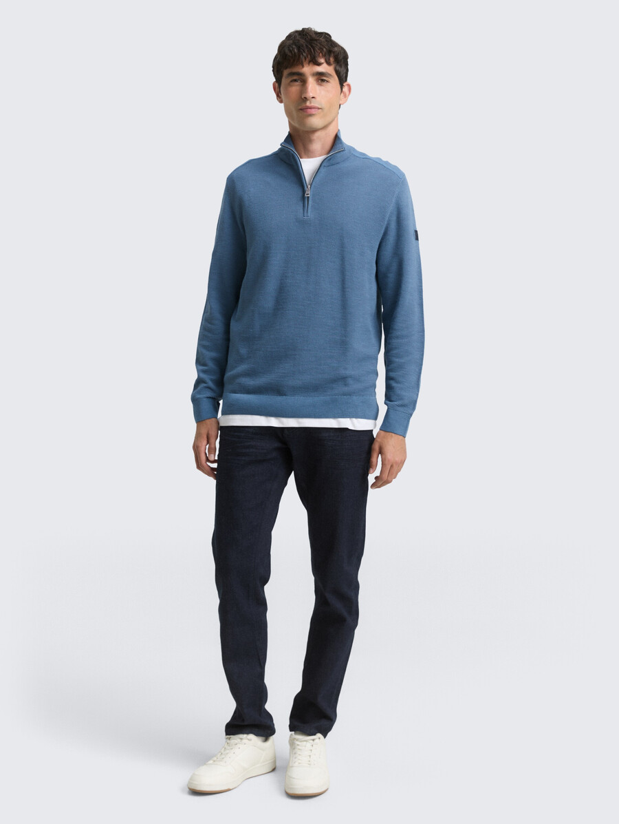 pull en maille de coton troyer