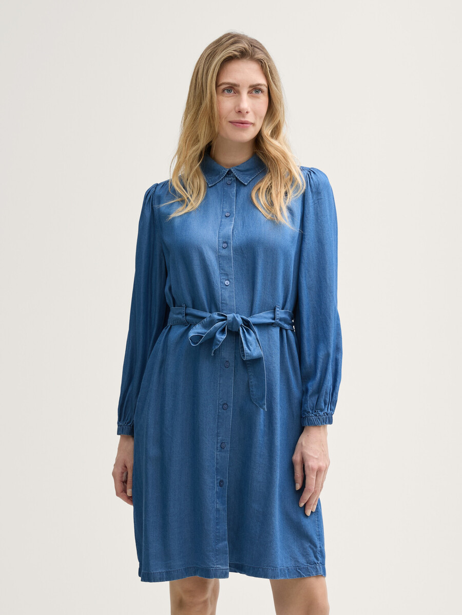robe chemisier ceinturée