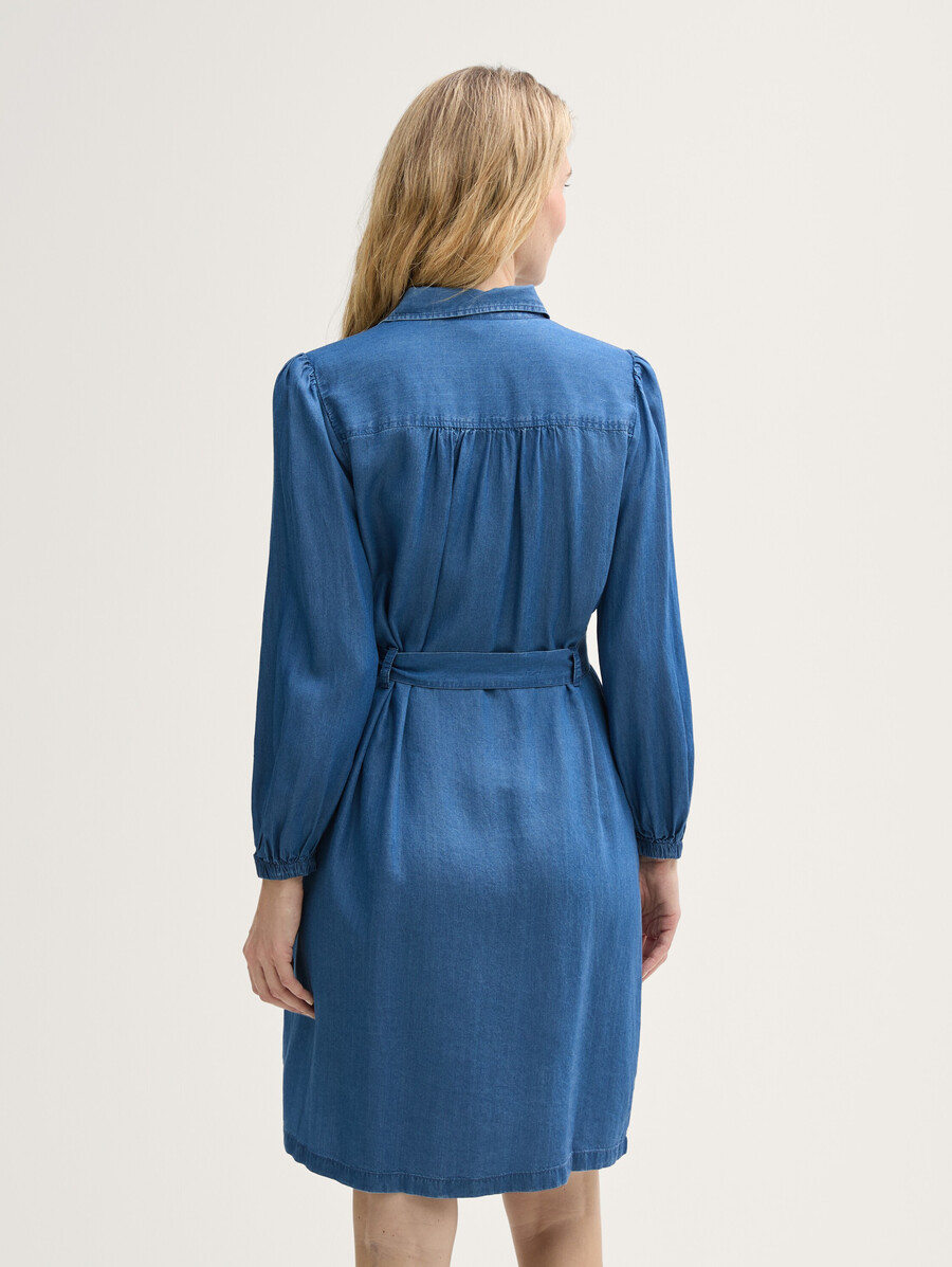 robe chemisier ceinturée