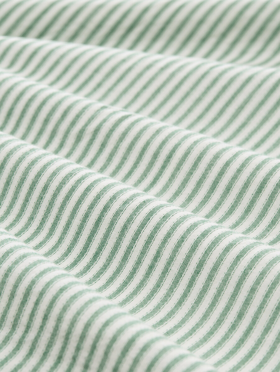 robe blouse courte à rayures