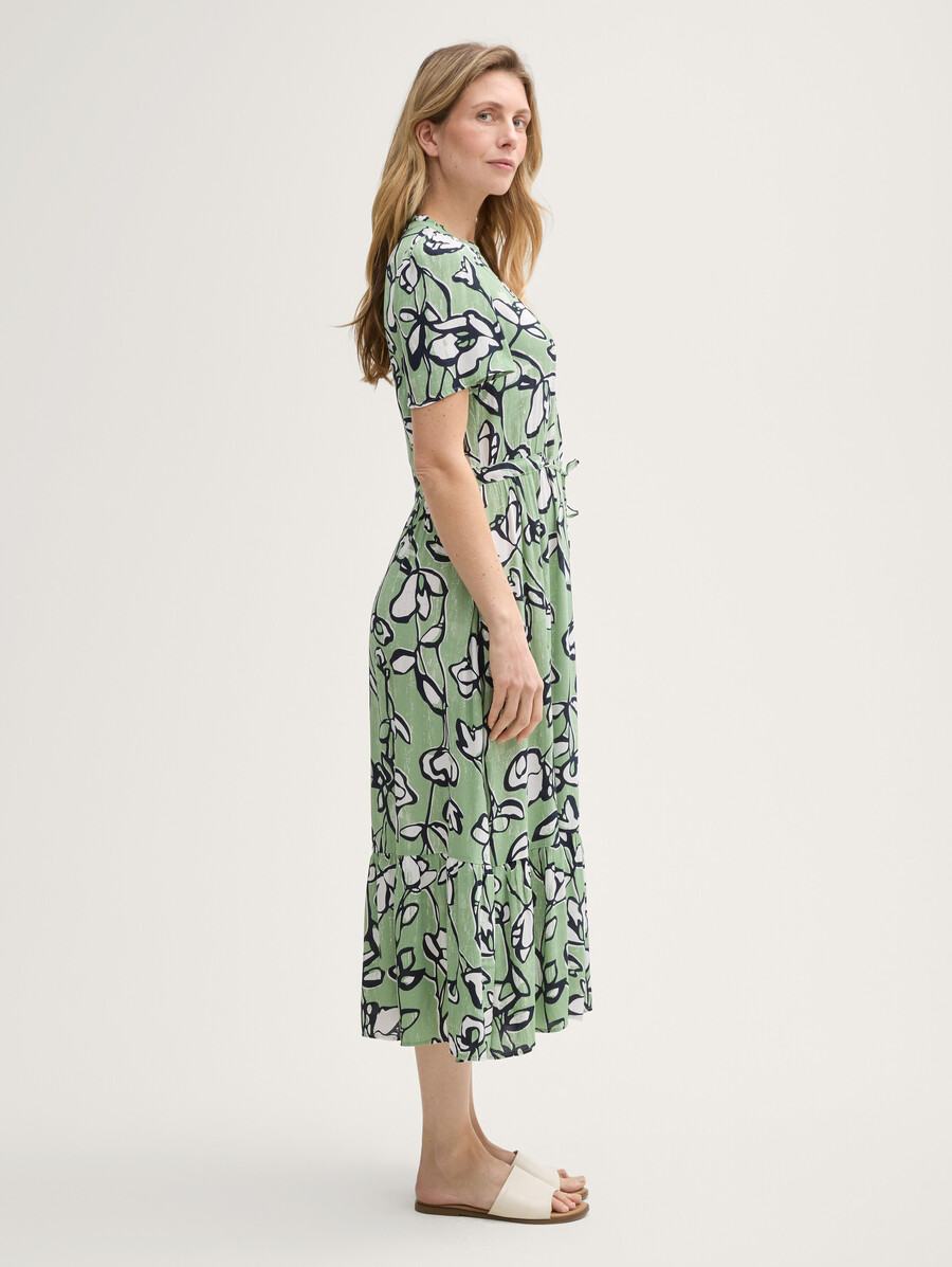 robe longue à motifs