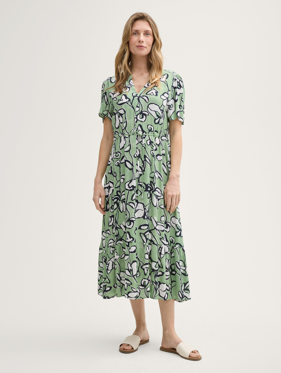 robe longue à motifs