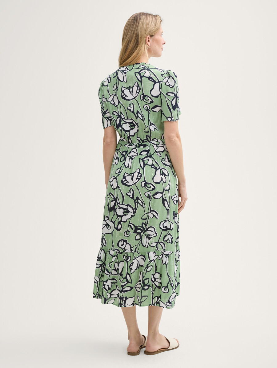 robe longue à motifs