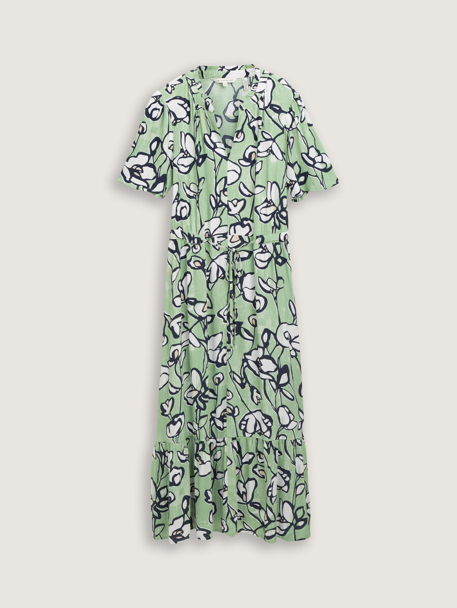 robe longue à motifs