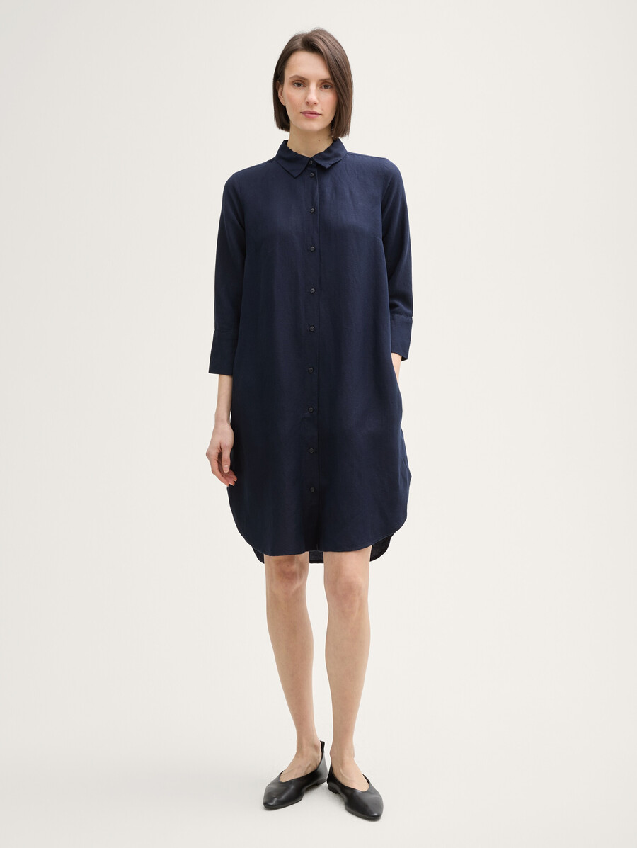 robe-chemisier en lin