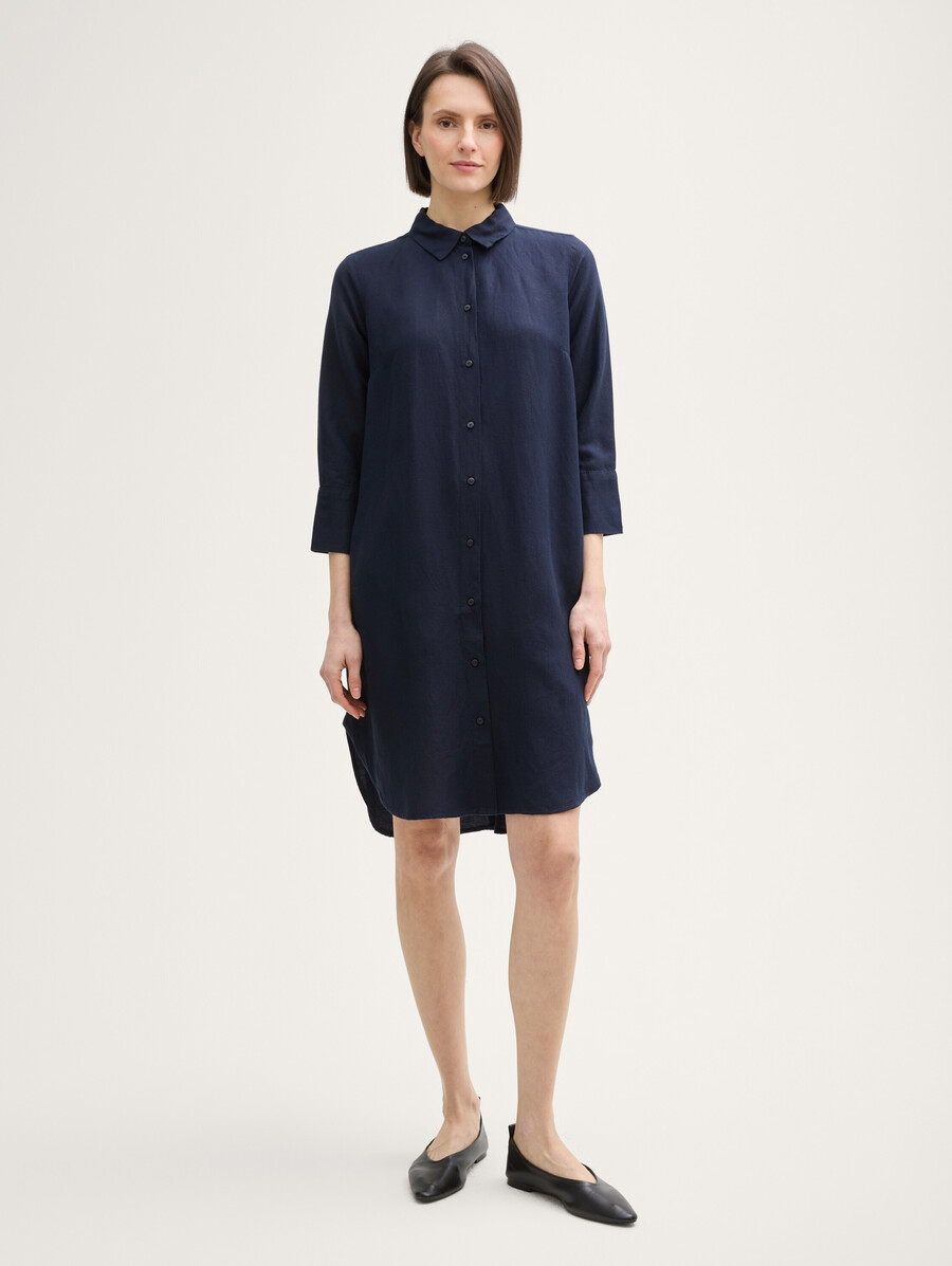 robe-chemisier en lin