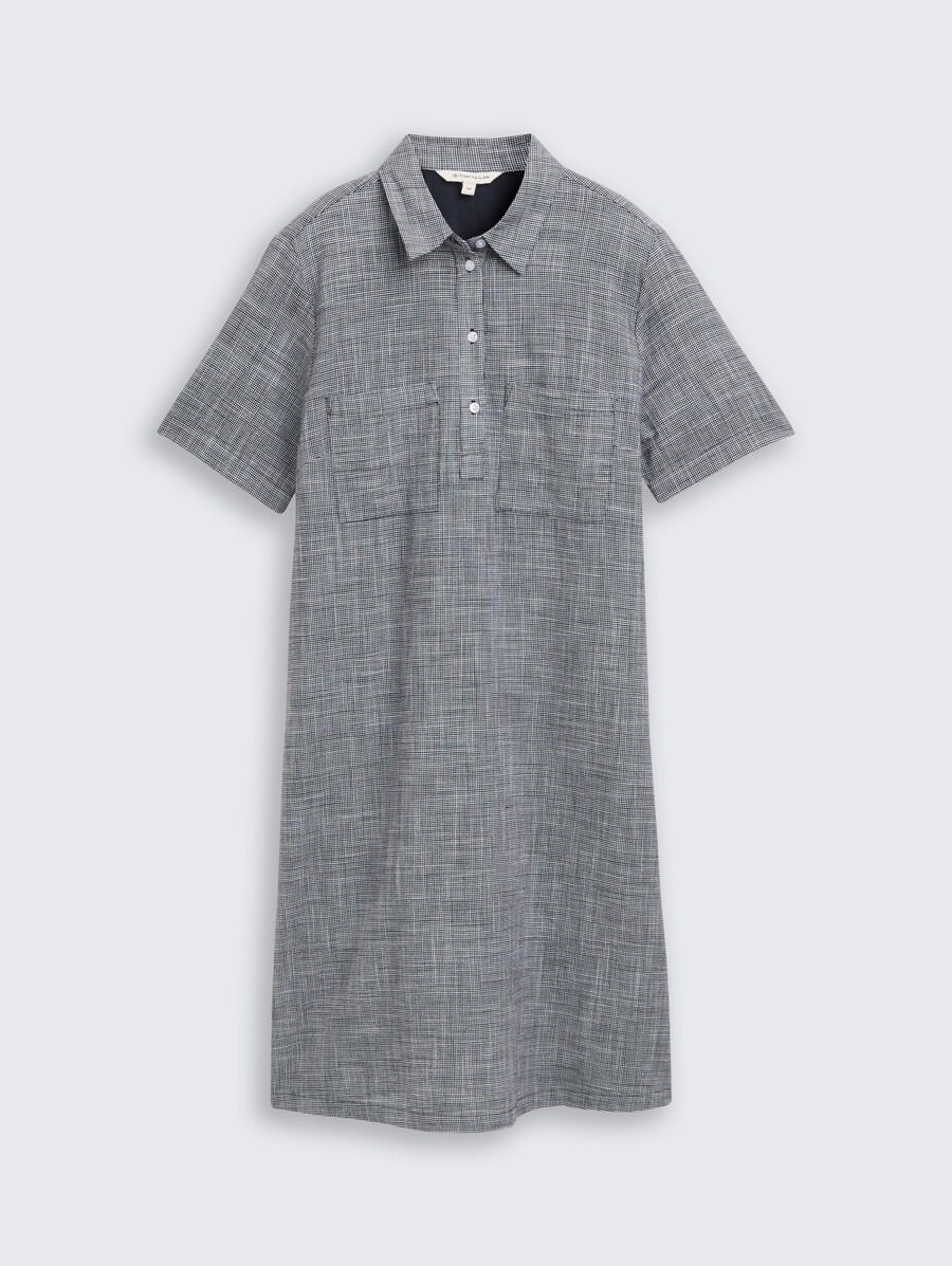 robe blouse à poches poitrine