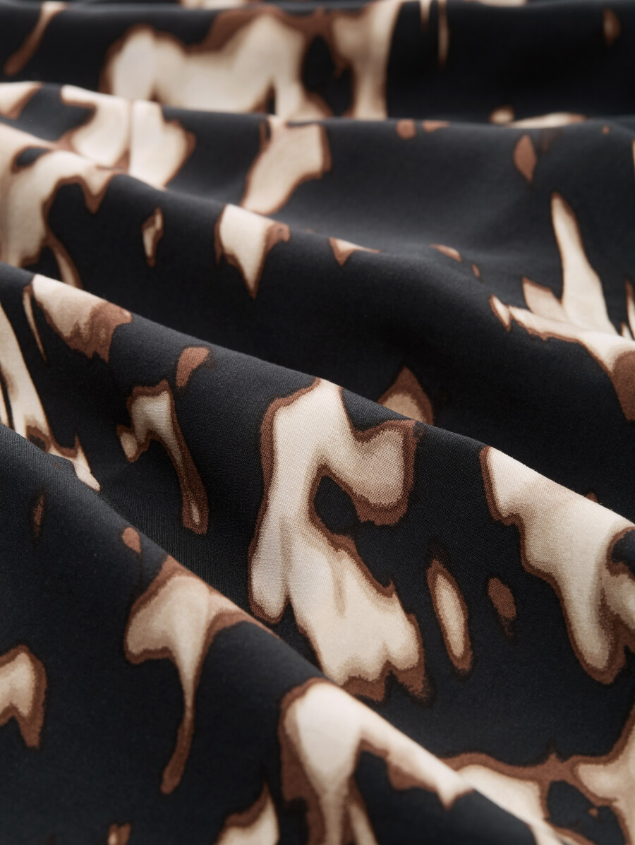 robe portefeuille à motifs
