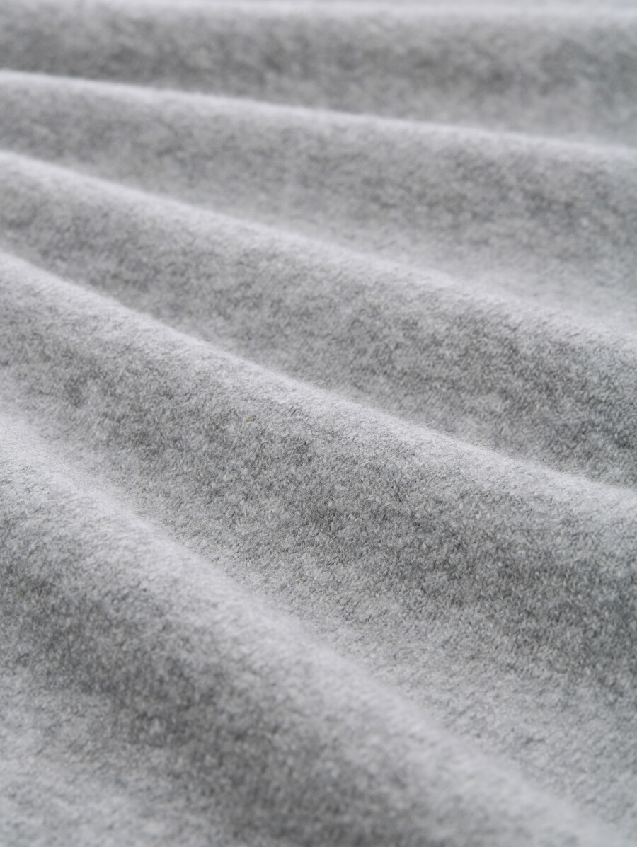 robe tricotée à encolure bateau