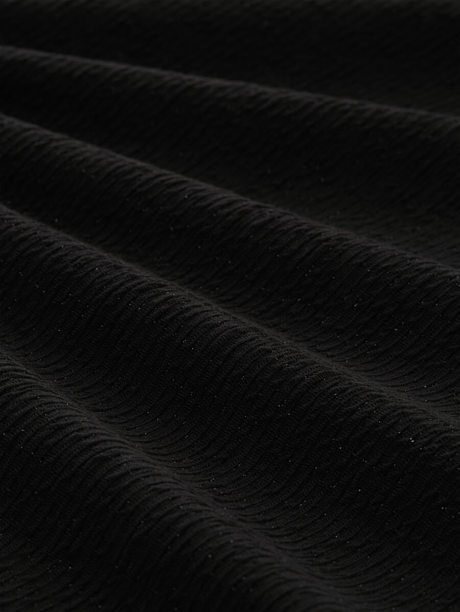 robe grande taille à effet pailleté