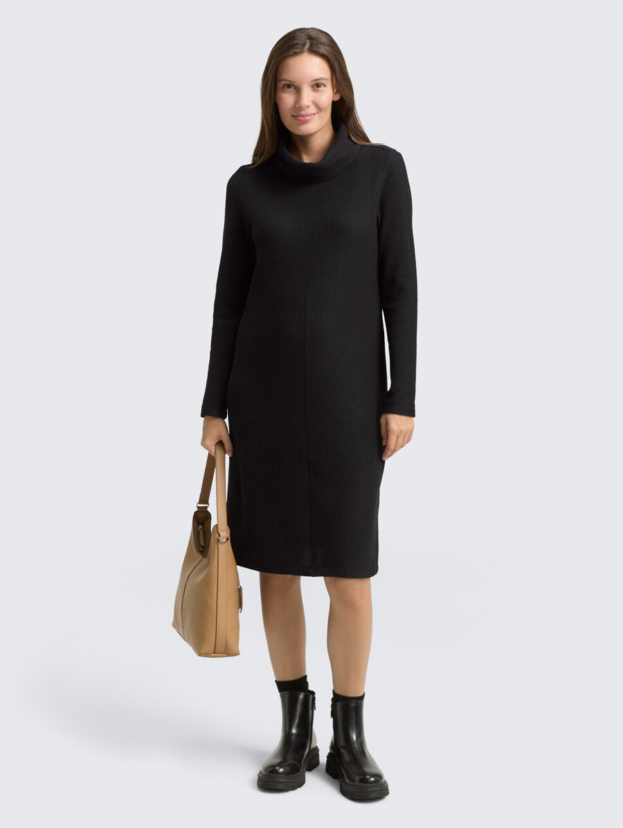 robe confortable à texture gaufrée
