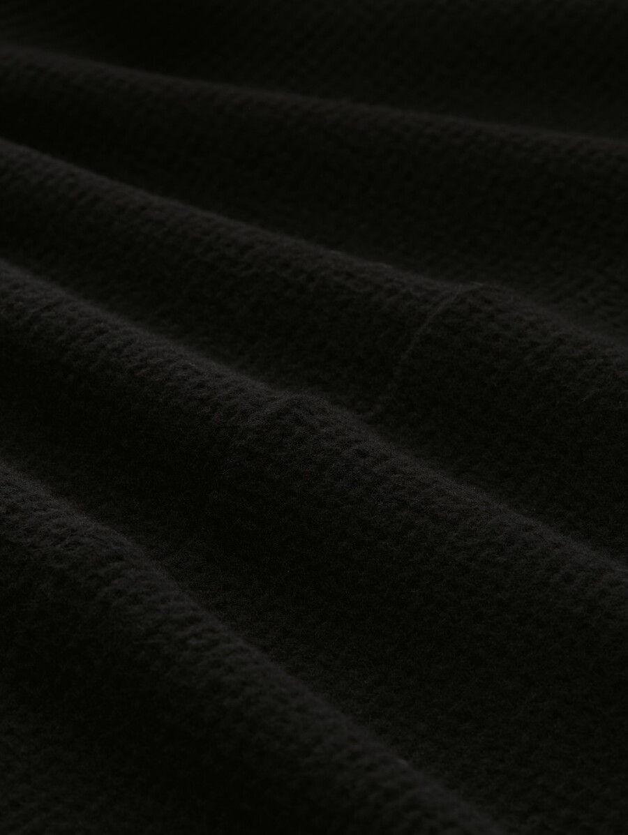 robe confortable à texture gaufrée