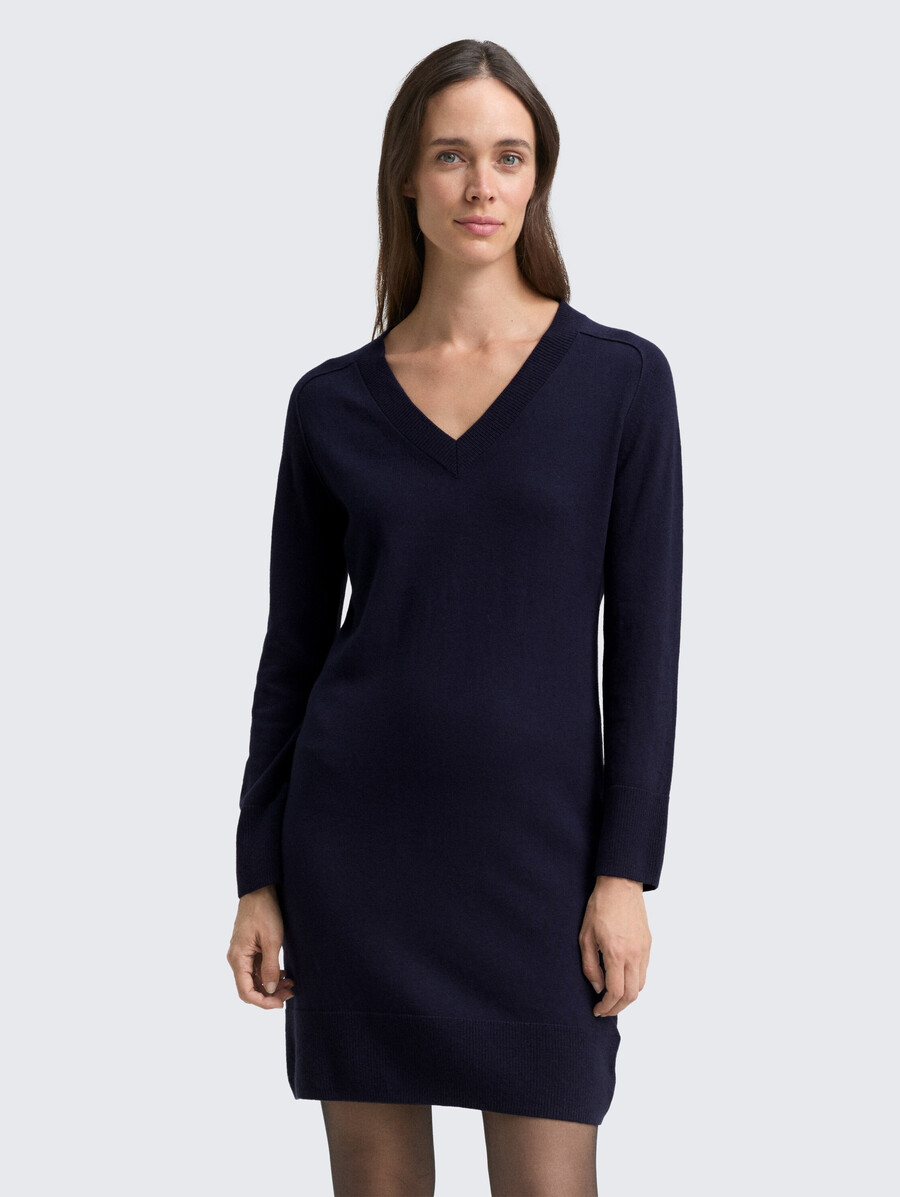 robe en maille avec mélange de cachemire