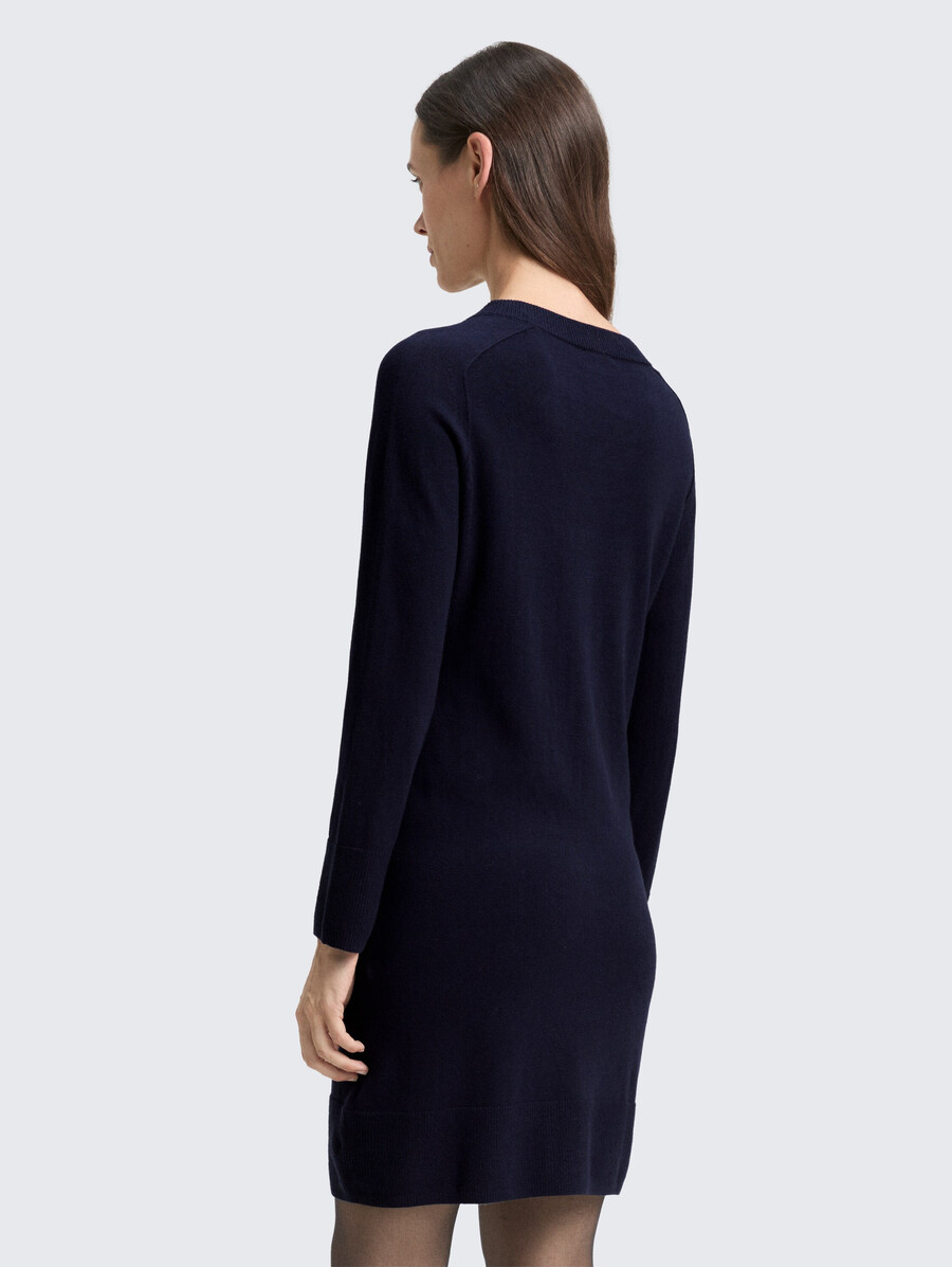 robe en maille avec mélange de cachemire