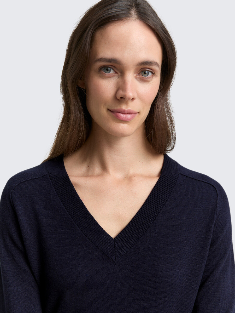 robe en maille avec mélange de cachemire