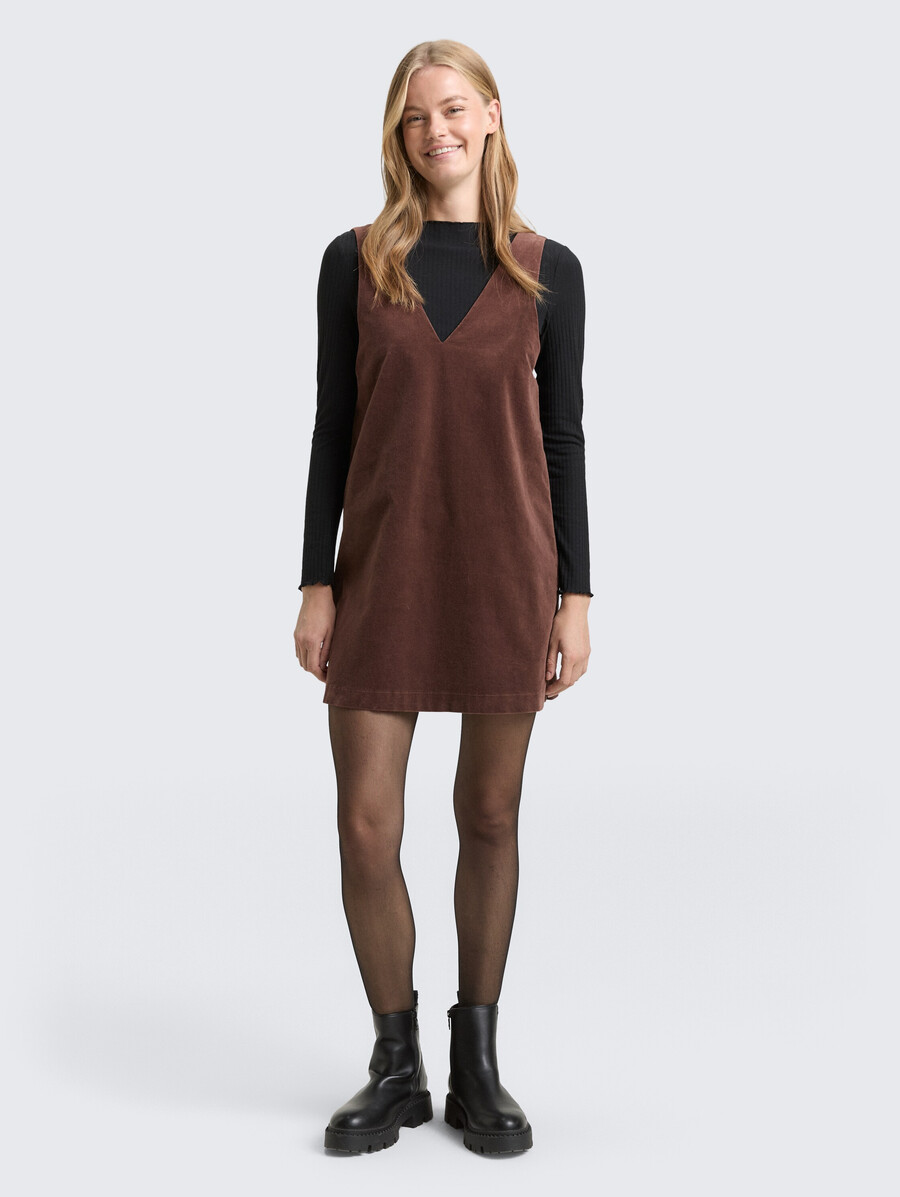robe courte en velours