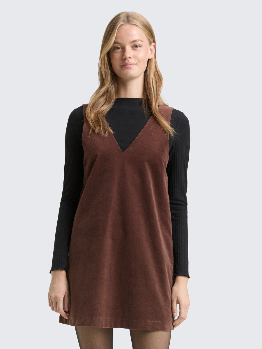 robe courte en velours