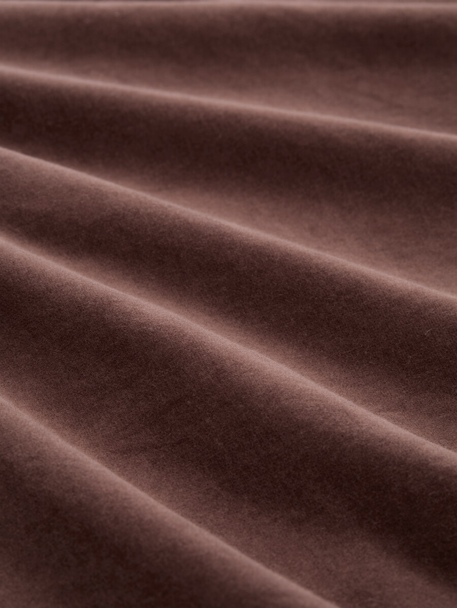 robe courte en velours