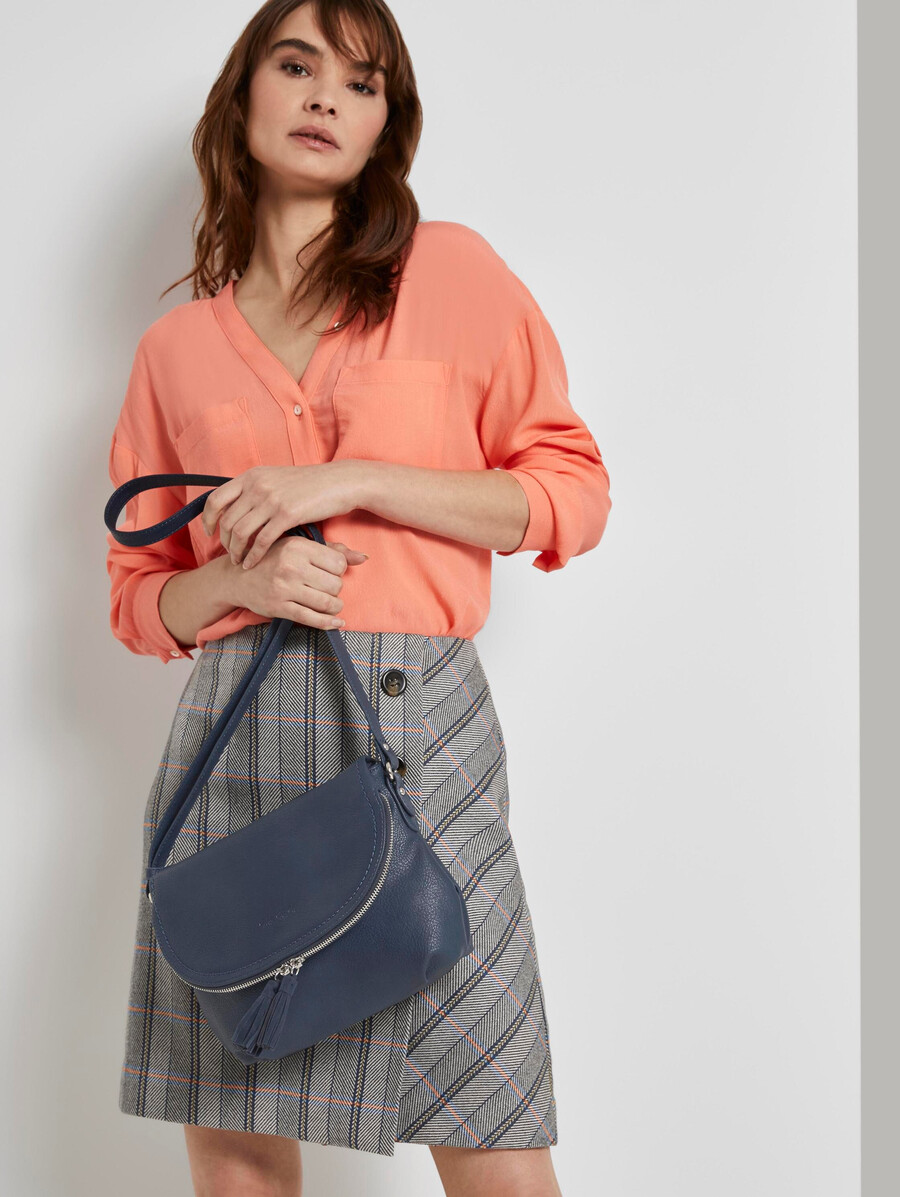 sac bandoulière ttlari avec détail à pompon