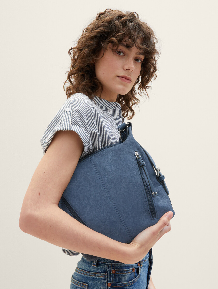 sac bandoulière ttcaia m avec détails de fermeture éclair