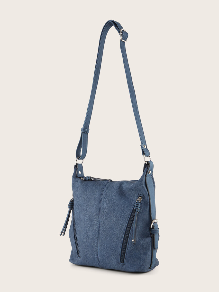 sac bandoulière ttcaia m avec détails de fermeture éclair