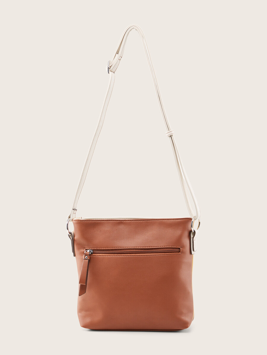 sac bandoulière ttjule à blocs de couleur