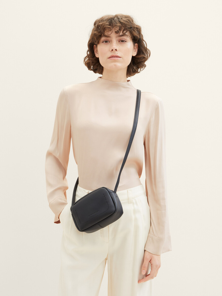 sac bandoulière ttelis avec surpiqûres décoratives