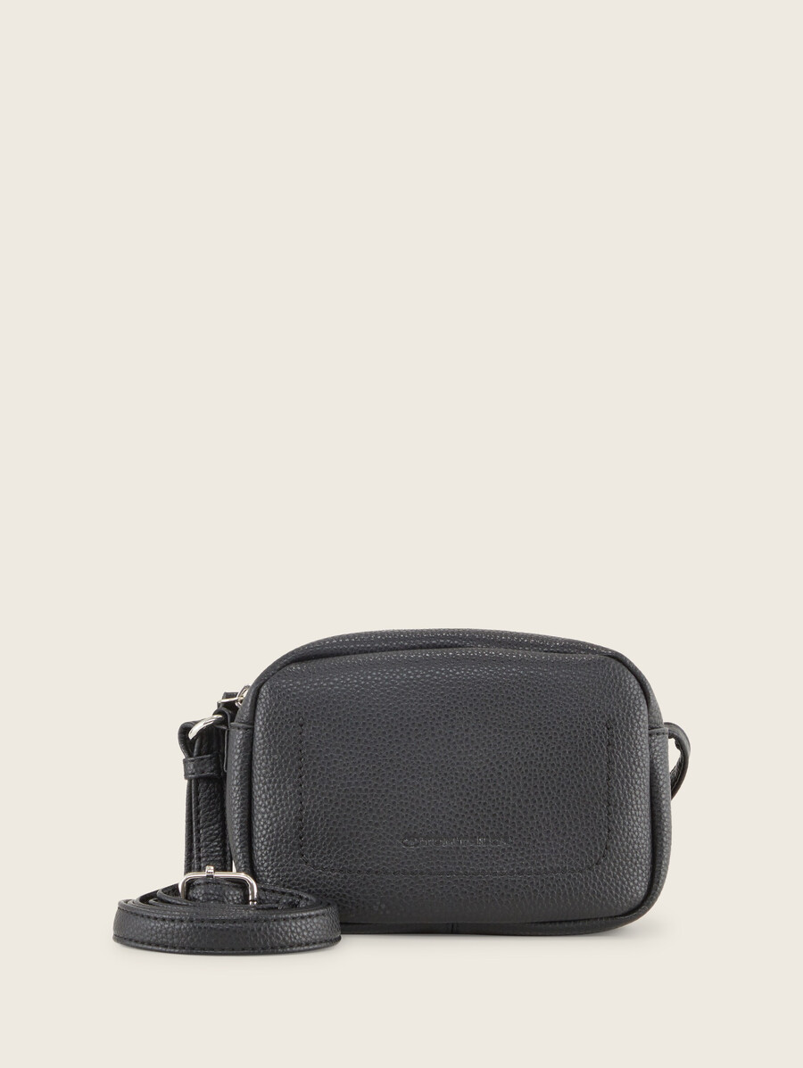 sac bandoulière ttelis avec surpiqûres décoratives