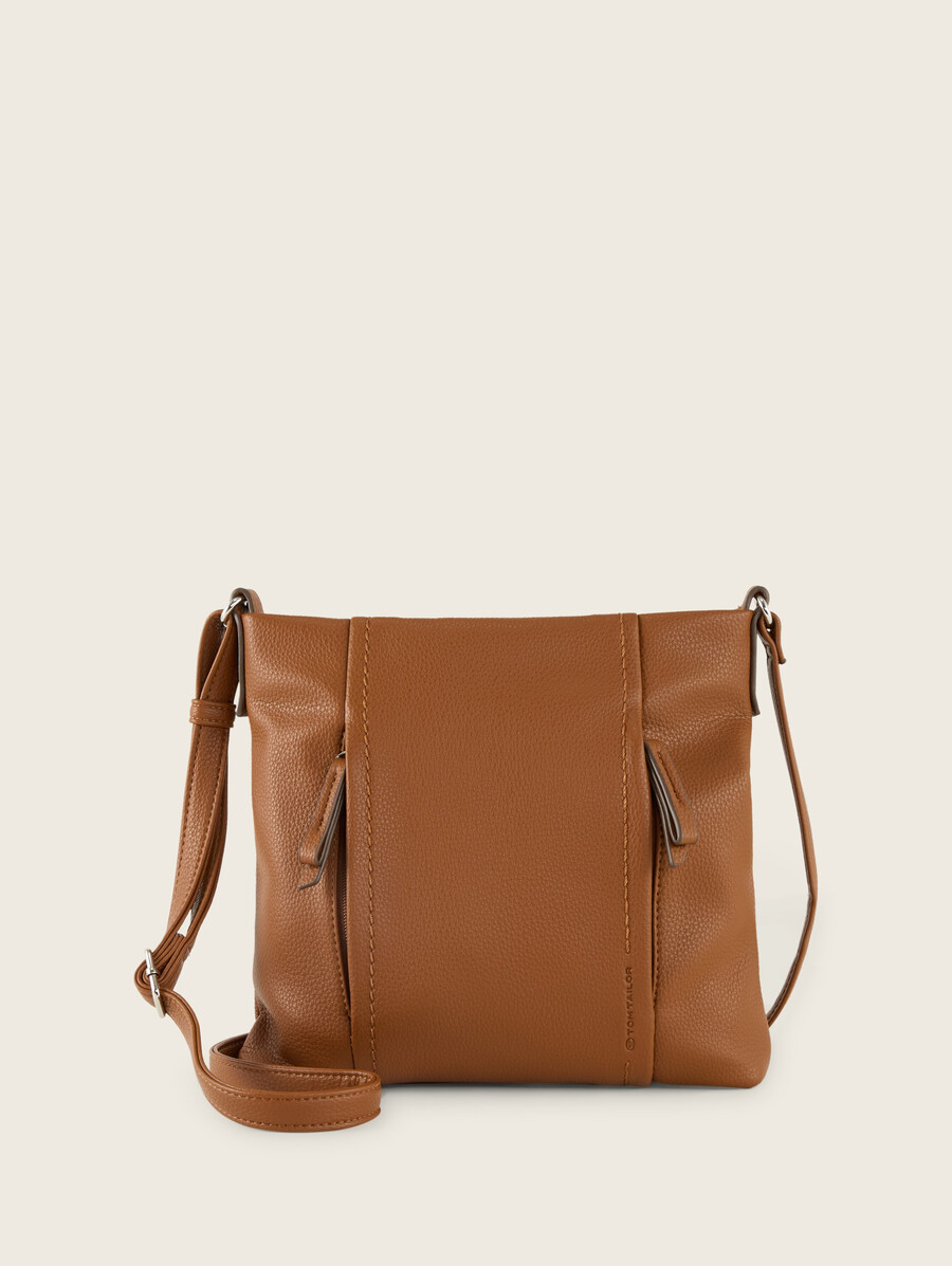 sac bandoulière ttbeca m avec détails de fermeture éclair