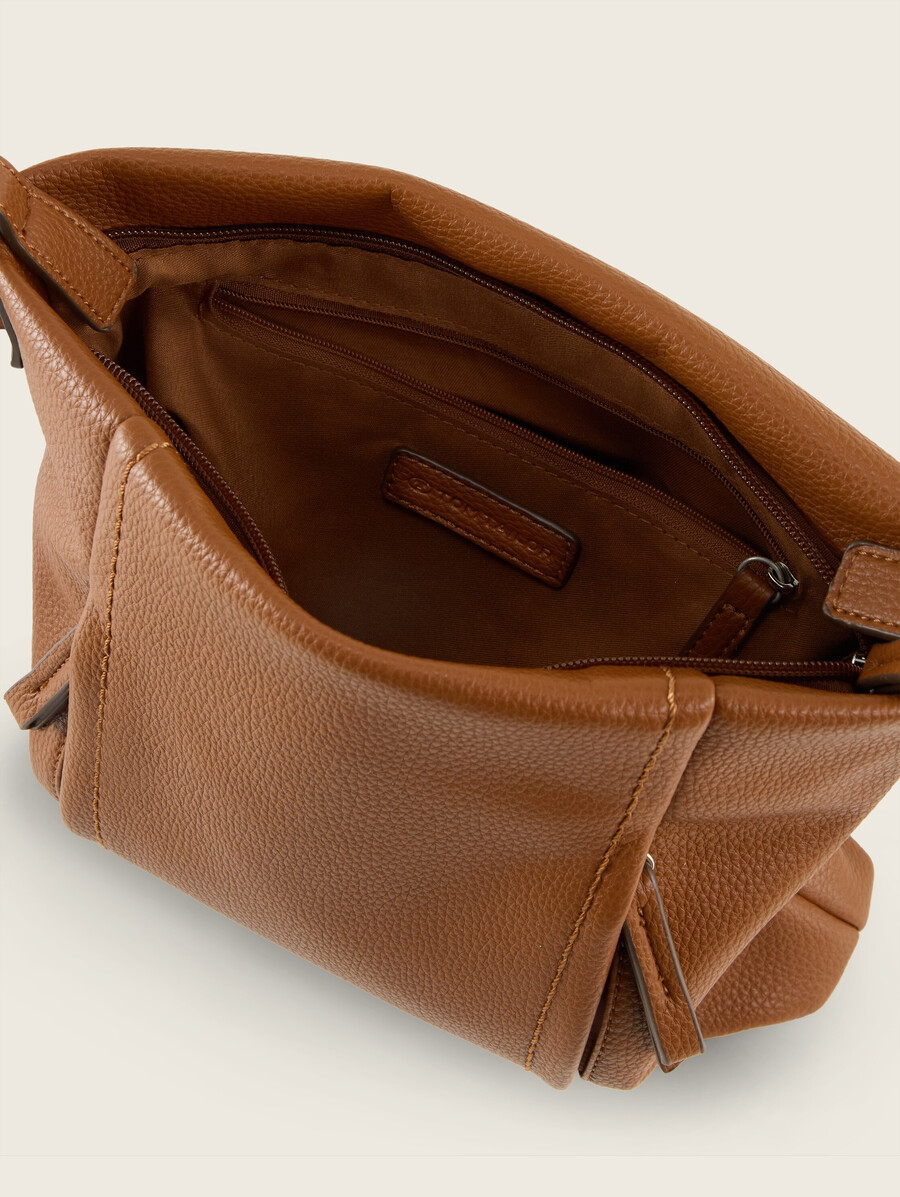 sac bandoulière ttbeca m avec détails de fermeture éclair