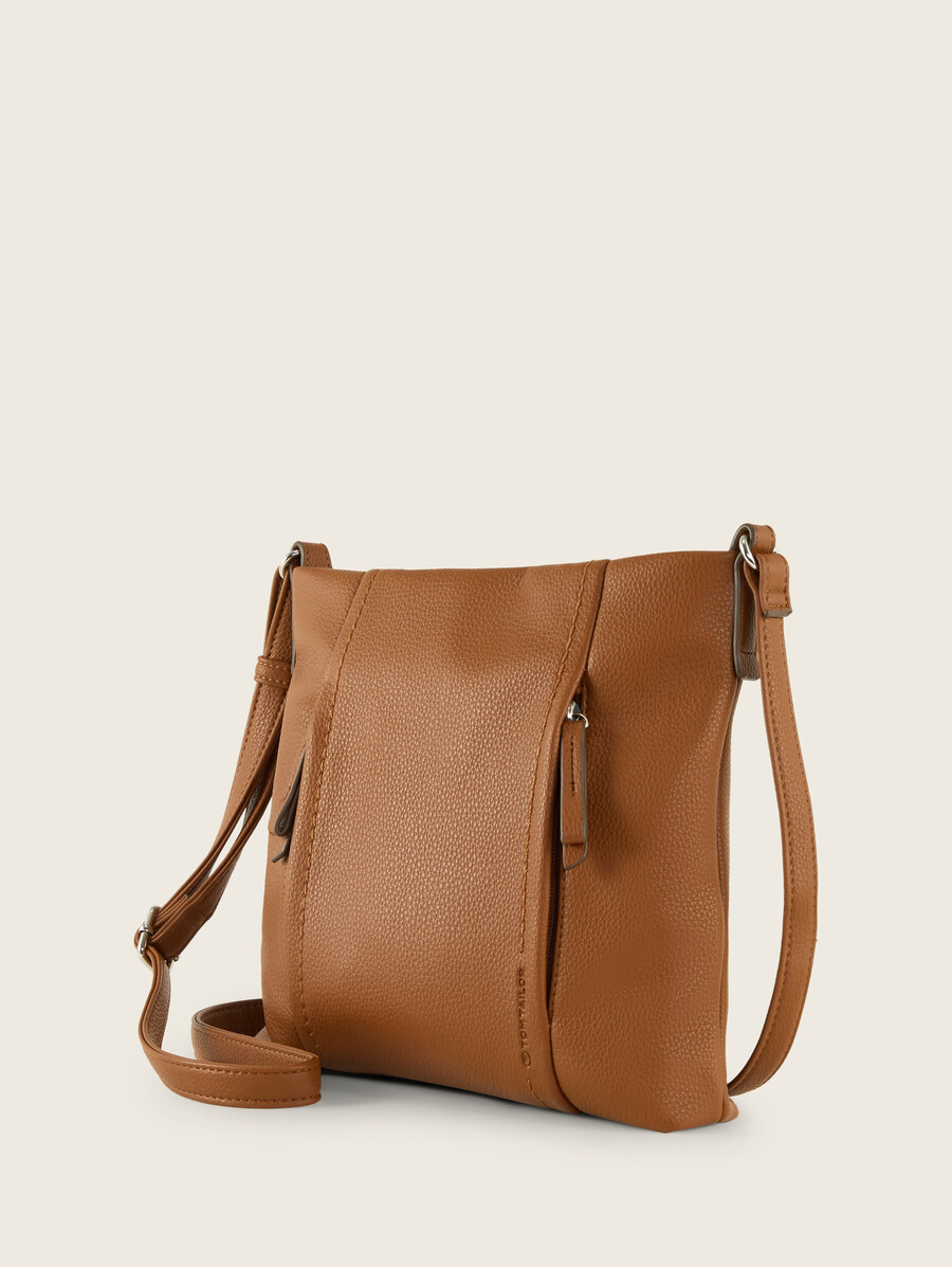 sac bandoulière ttbeca m avec détails de fermeture éclair
