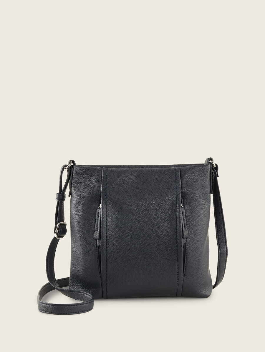 sac bandoulière ttbeca m avec détails de fermeture éclair