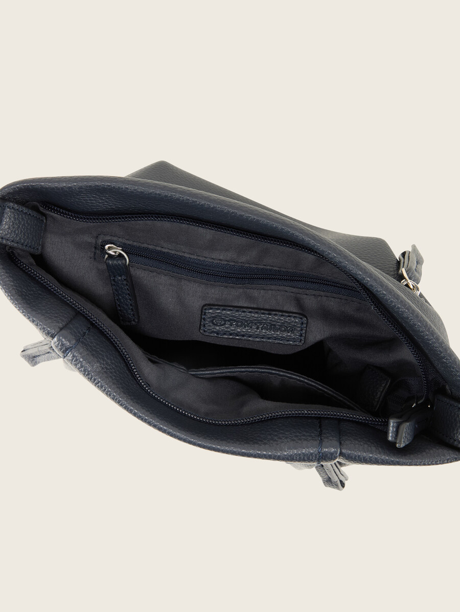sac bandoulière ttbeca m avec détails de fermeture éclair