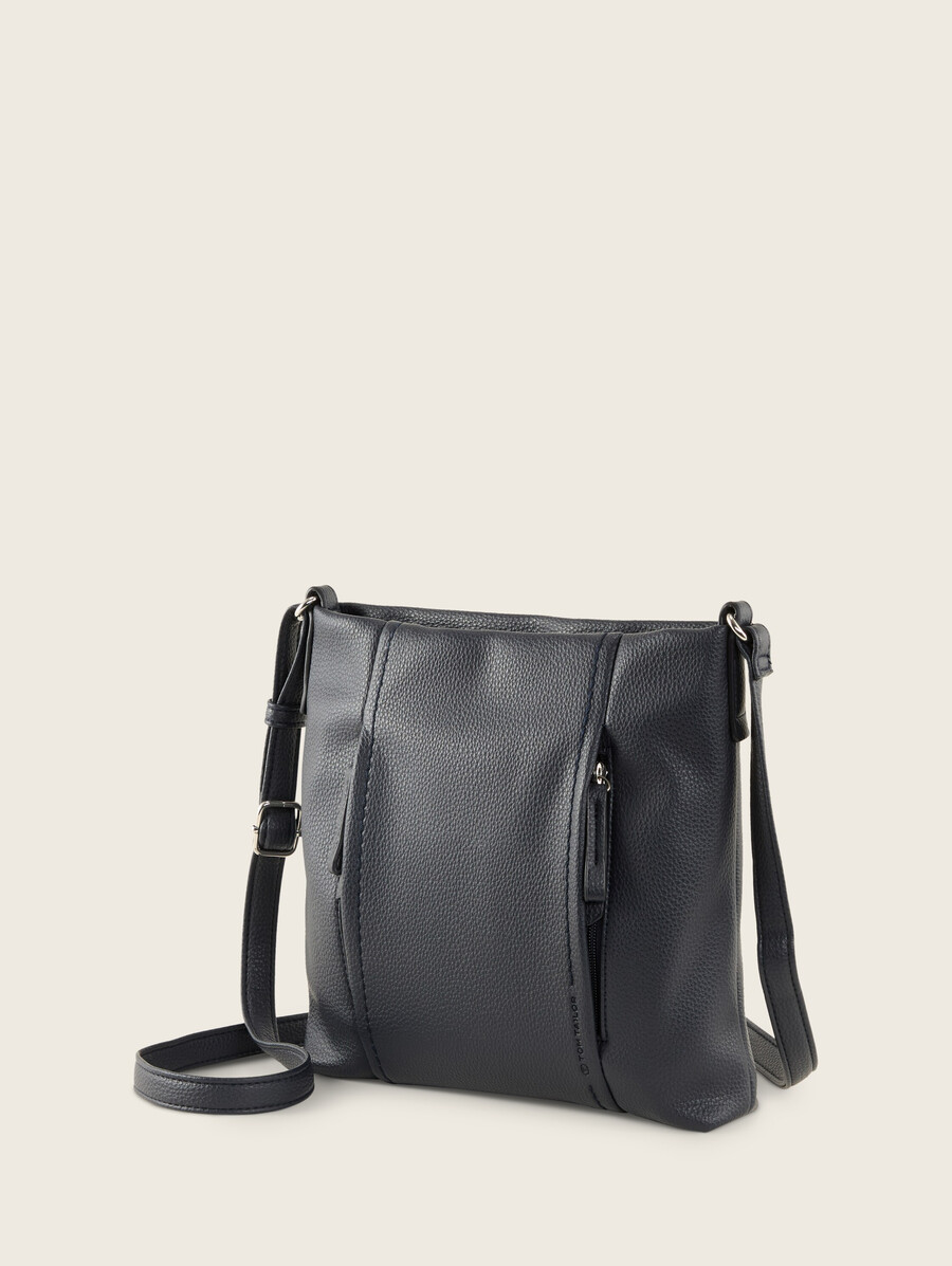 sac bandoulière ttbeca m avec détails de fermeture éclair