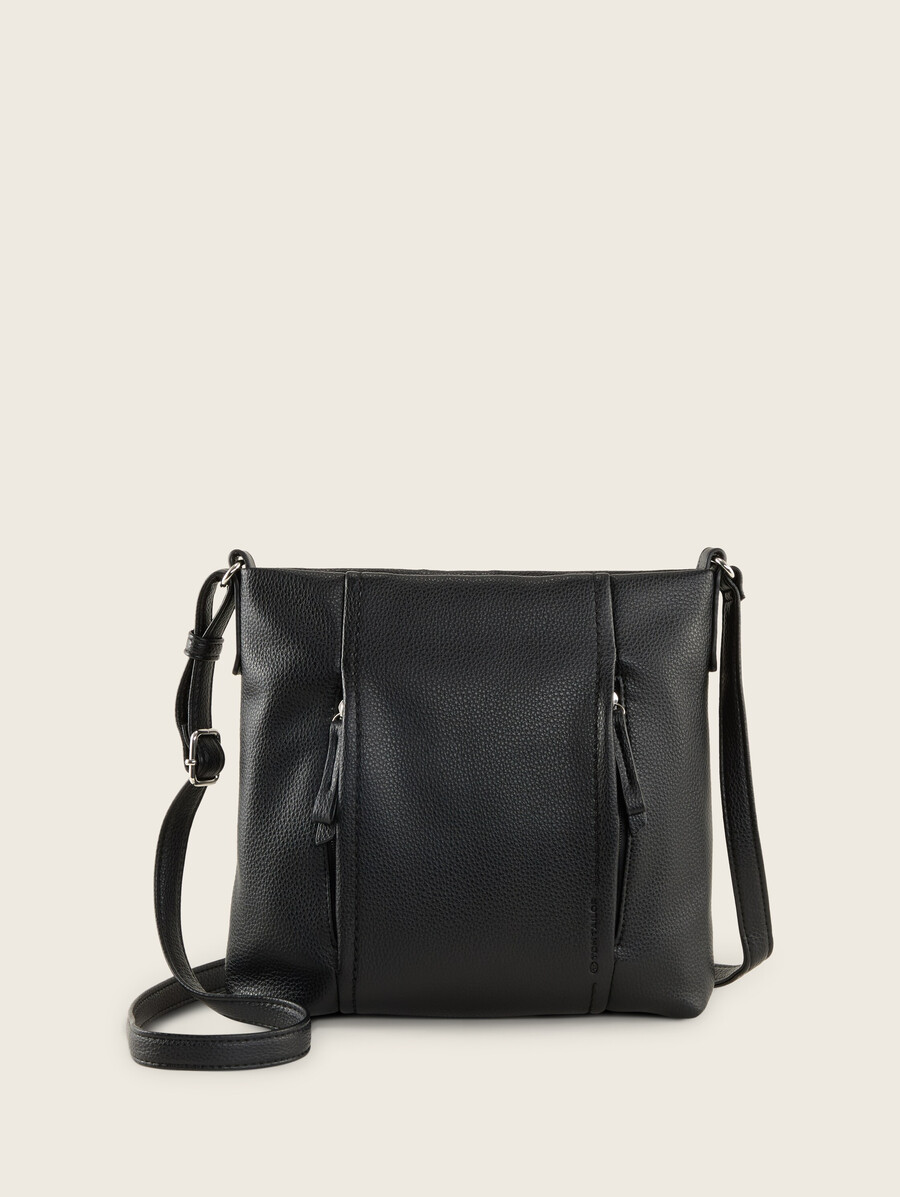 sac bandoulière ttbeca m avec détails de fermeture éclair