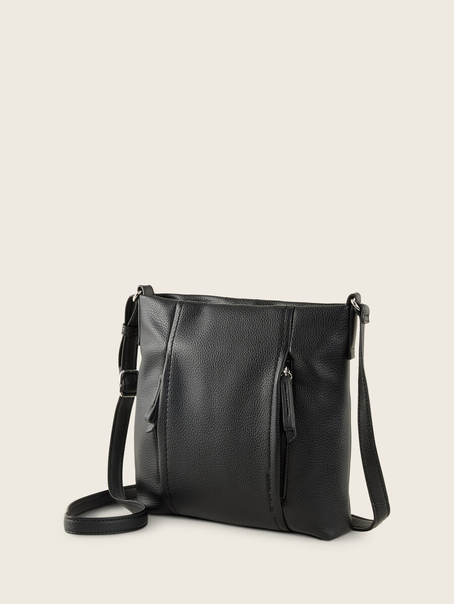 sac bandoulière ttbeca m avec détails de fermeture éclair