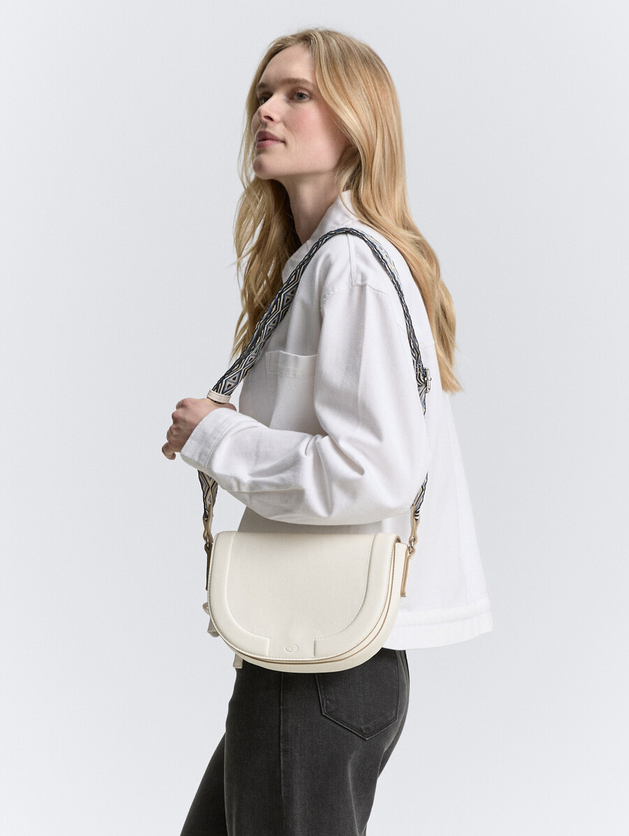 sac bandoulière ttnani avec bandoulière tissée à motifs