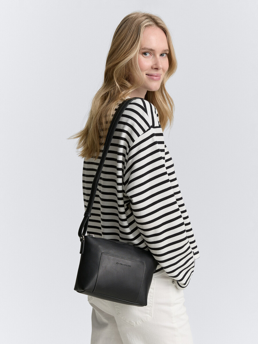 sac bandoulière ttamaris s avec surpiqûres contrastées