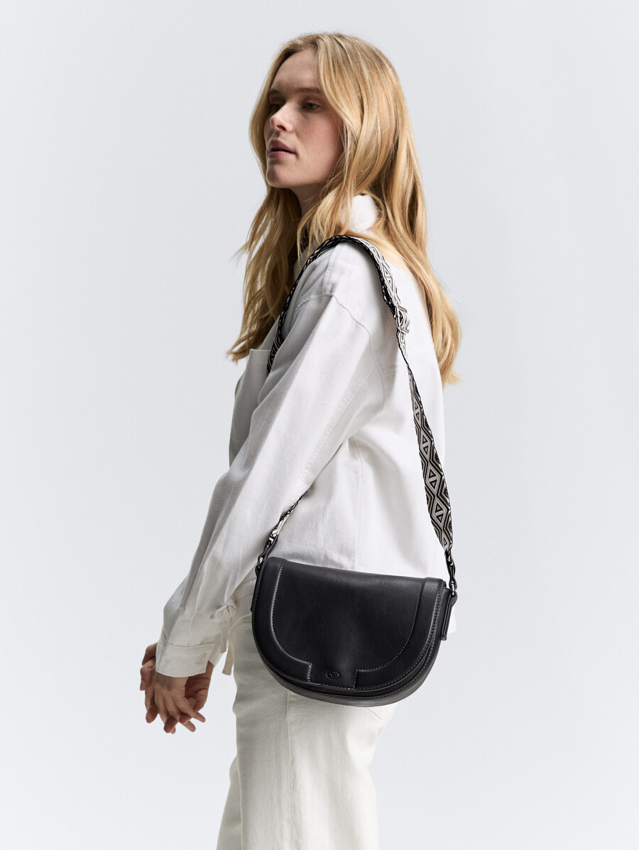 sac bandoulière ttnani avec bandoulière tissée à motifs