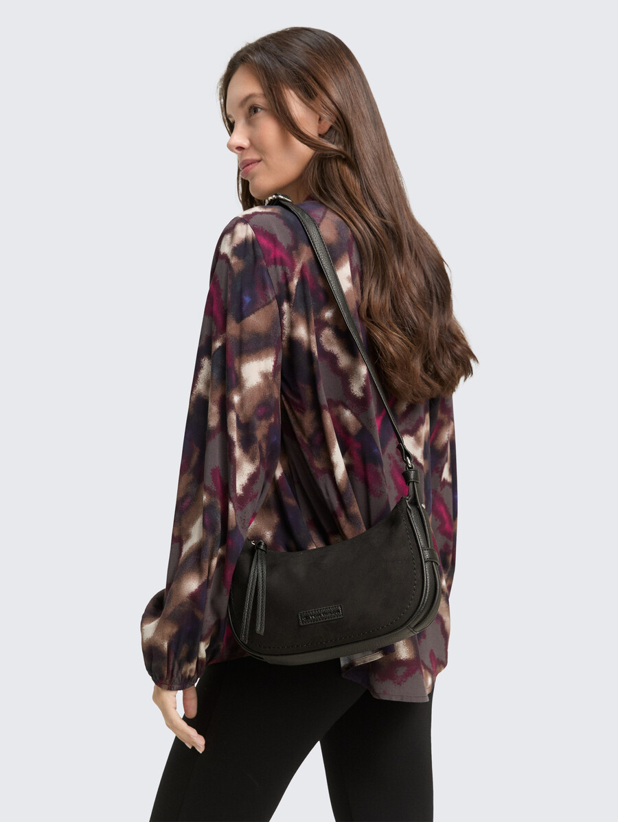 sac bandoulière ttlysa s aspect daim