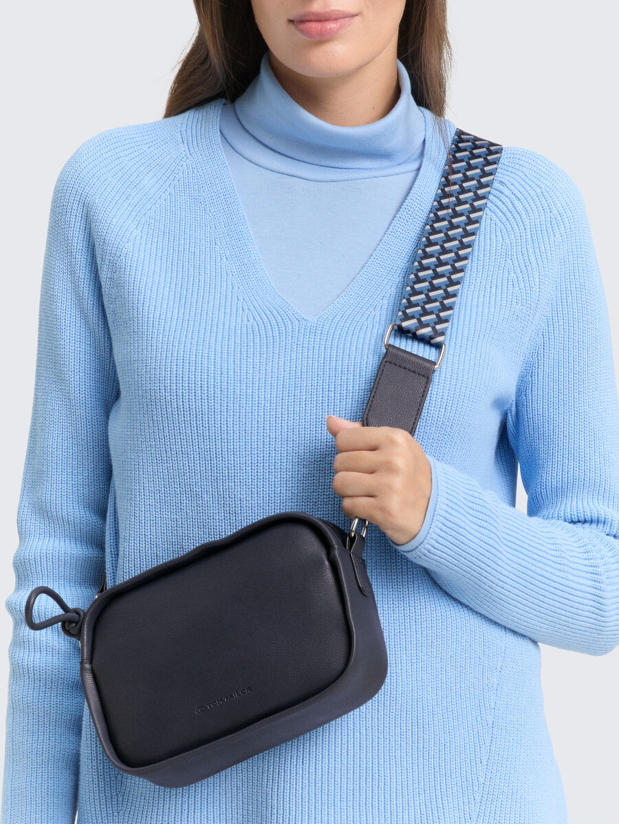 sac bandoulière tttatiana avec bandoulière tissée à motifs