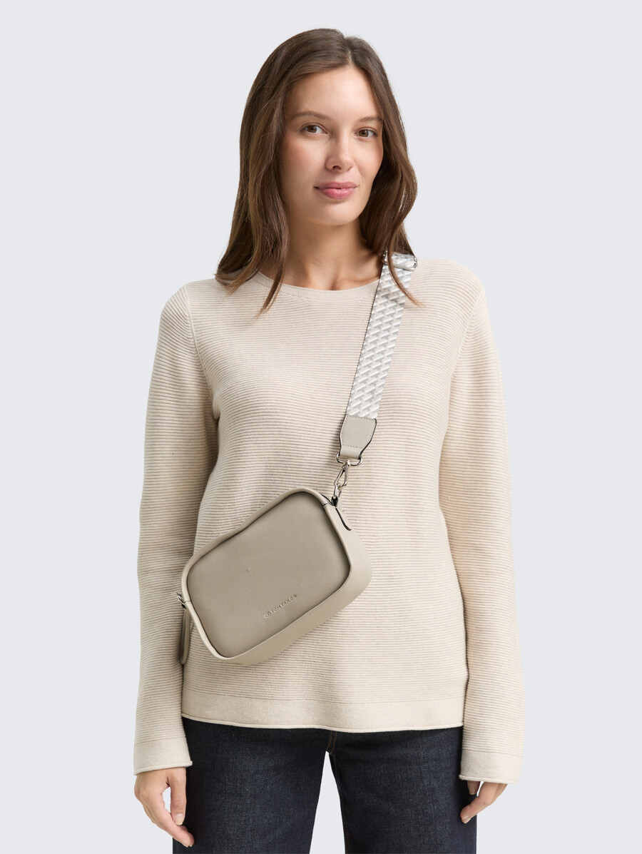 sac bandoulière tttatiana avec bandoulière tissée à motifs