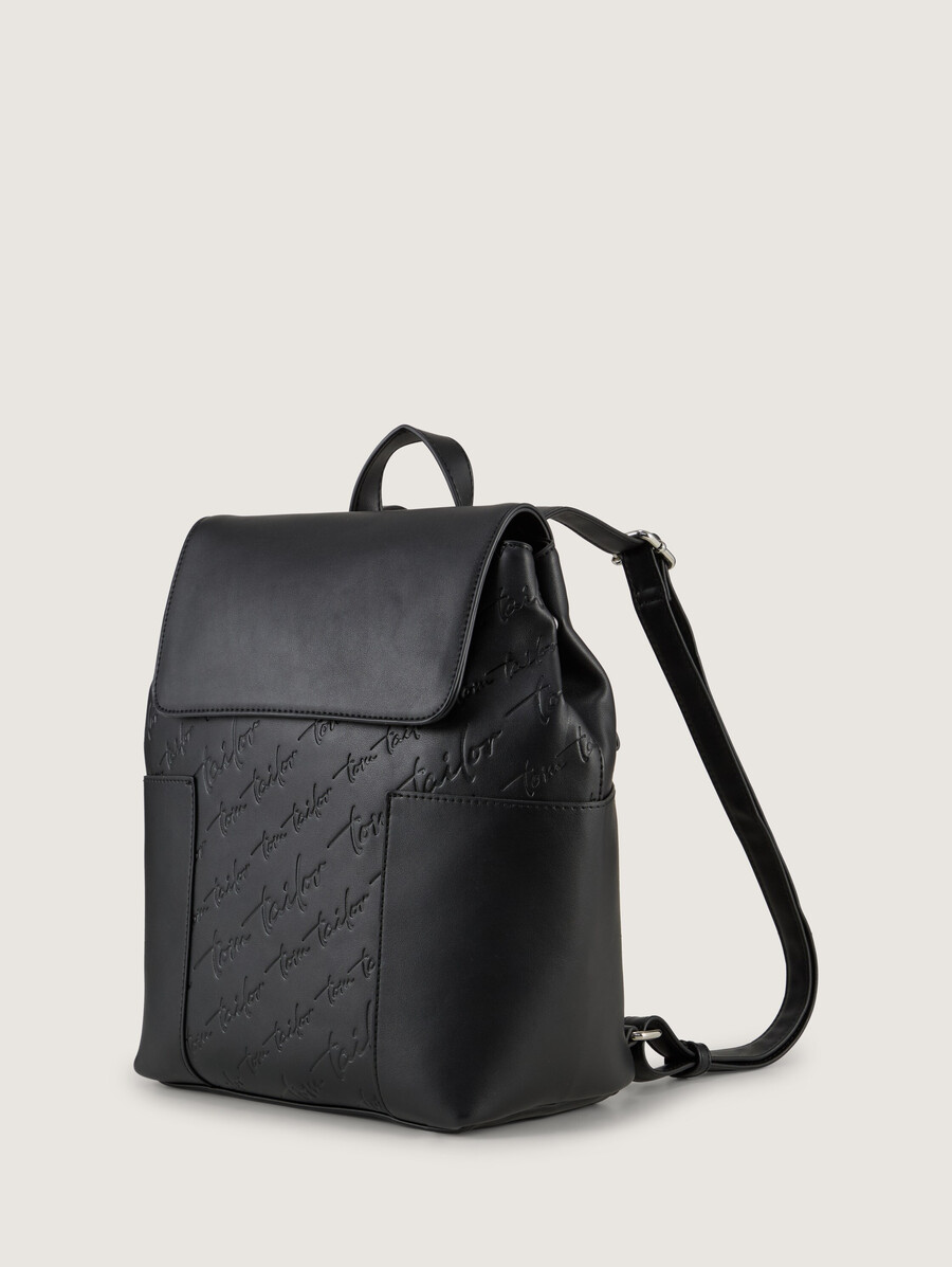 sac à dos ttwendi m en similicuir avec logo en relief
