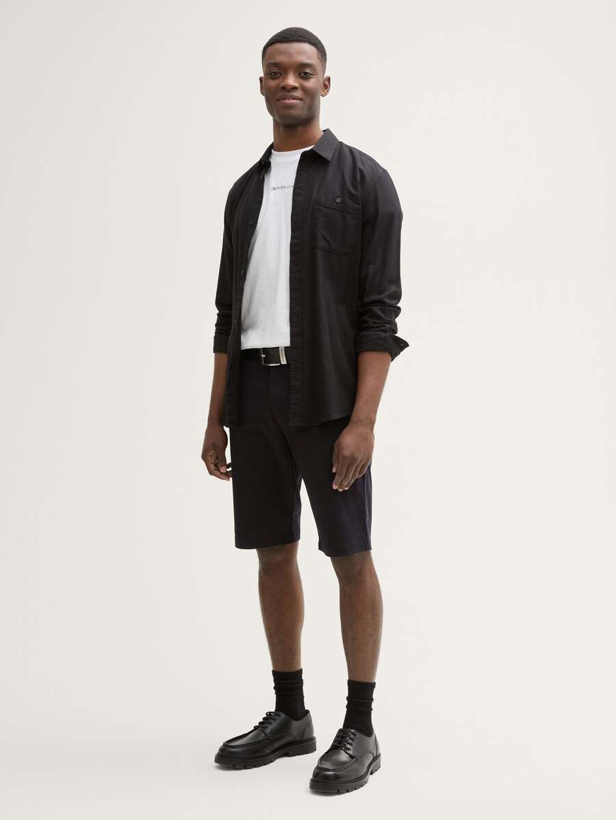 short chino coupe classique