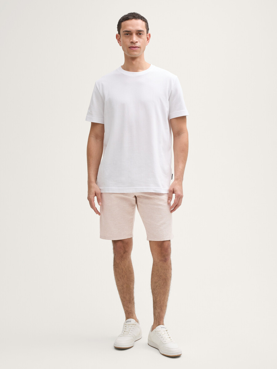 short chino slim en lin