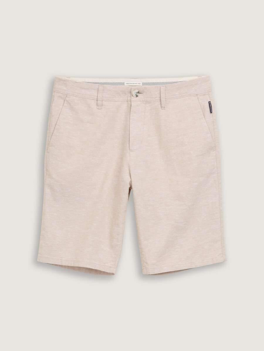 short chino slim en lin