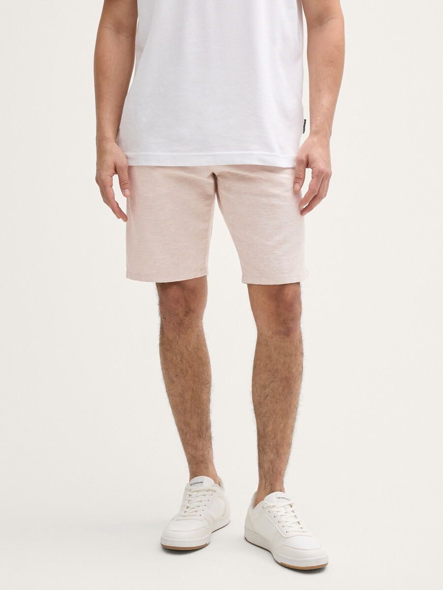short chino slim en lin
